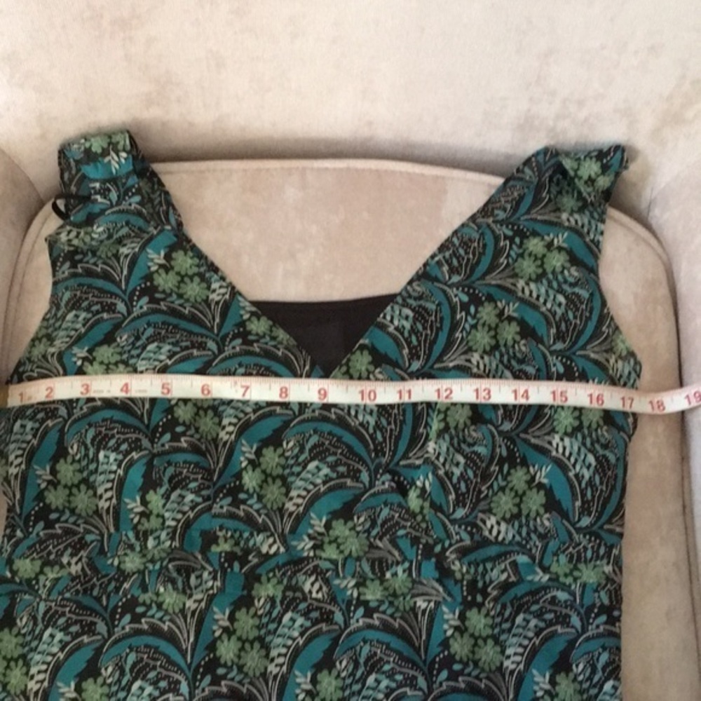 Loft‎ floral blouse with attached camisole - Picture 4 of 9